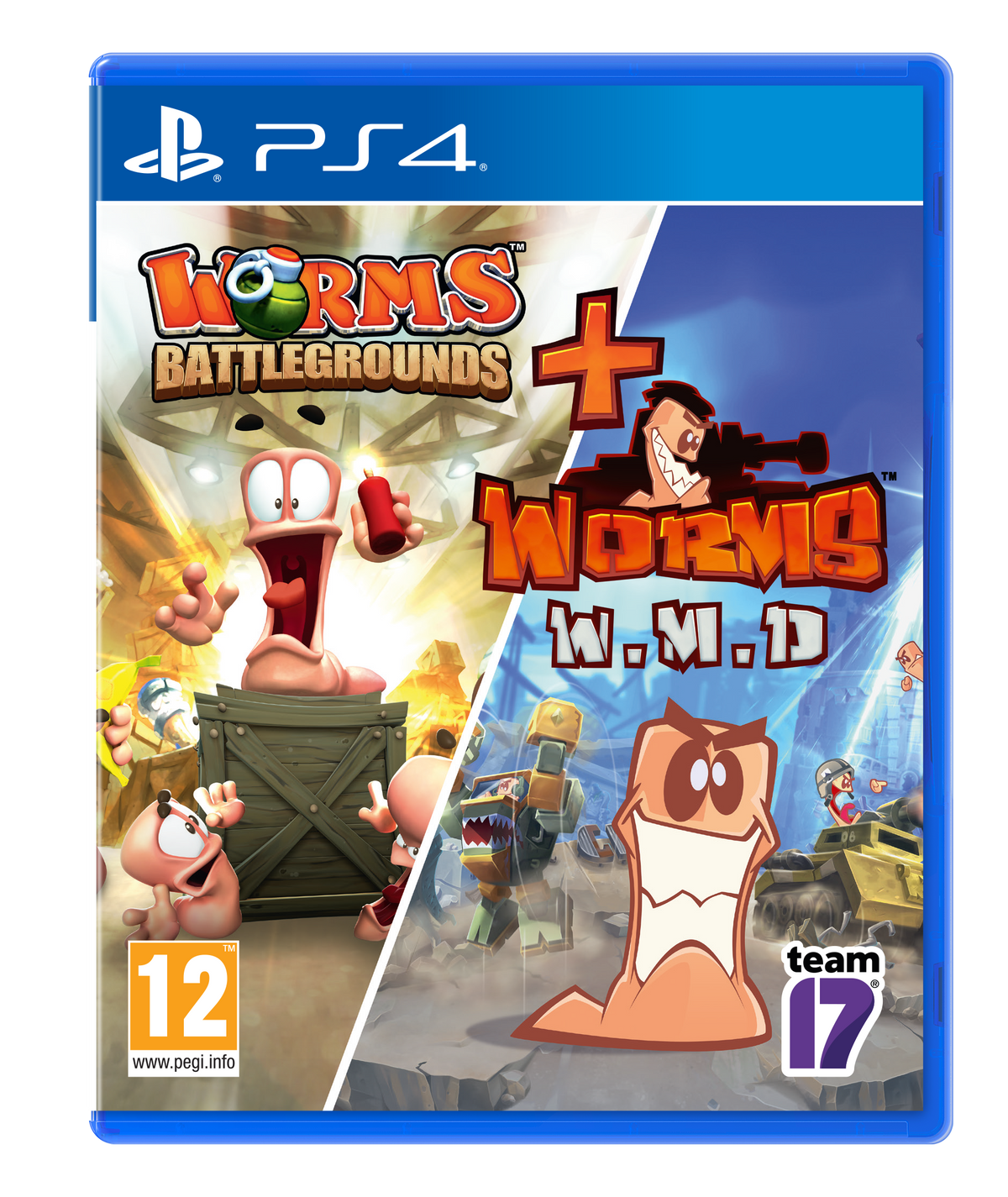 Worms Battlegrounds + Worms WMD Double Pack (PS4)