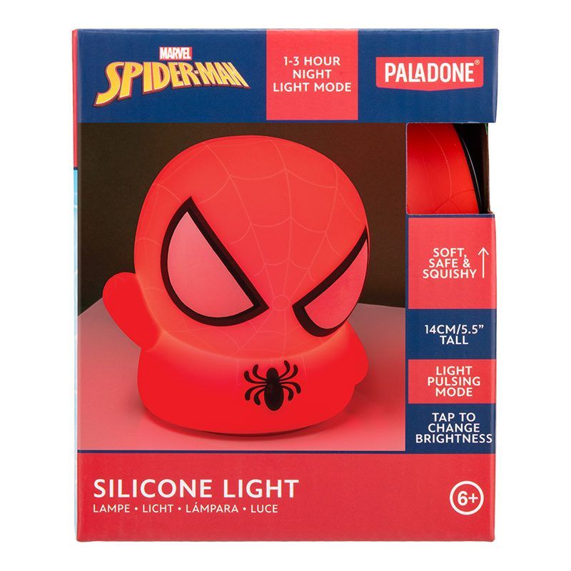 PALADONE Spider-Man silikonska polnilna nočna lučka
