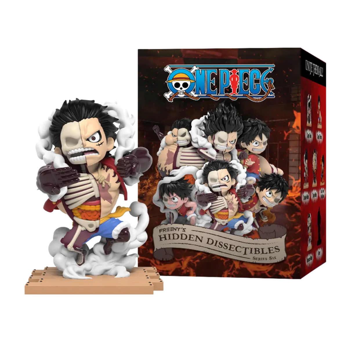 MIGHTY JAXX - FREENY'S HIDDEN DISSECTIBLES: ONE PIECE (LUFFY'S GEARS EDITION) figurice