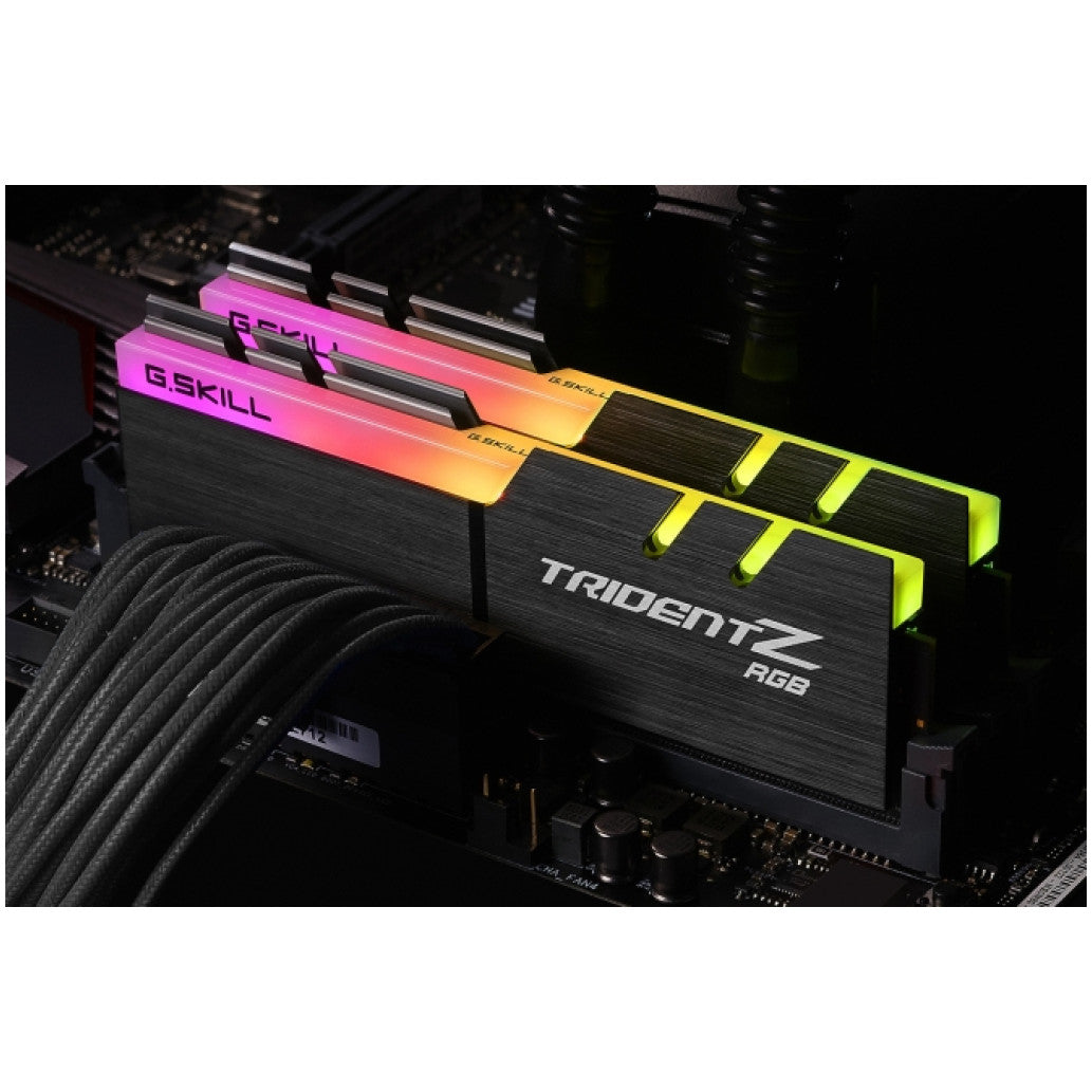 DDR4 16GB 3600MHz CL18 KIT (2x 8GB) G.Skill RGB Trident Z XMP2.0 1,35V Gaming črna (F4-3600C18D-16GTZRX)