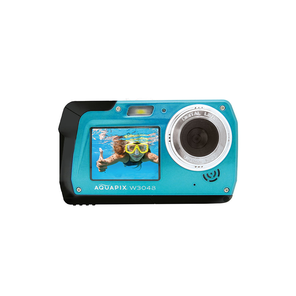 Aquapix podvodni digitalni fotoaparat W3048 EDGE modra - EASYPIX10075