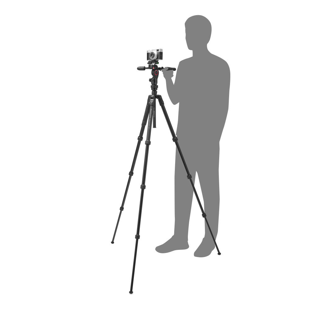 Manfrotto Befree Advanced GT PRO twist alu 3-Way foto / video stojalo črn + torba - MKBFRTA4GTFB-3W