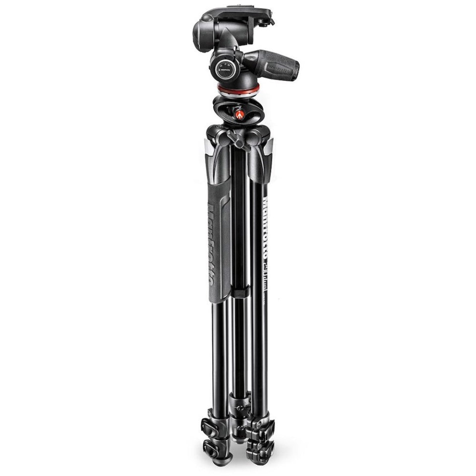 Manfrotto 290 DUAL ALU FOTO STOJALO in 3 WAY glava z RC2 Quick release MH804-3W, ČRN - MK290DUA3-3W