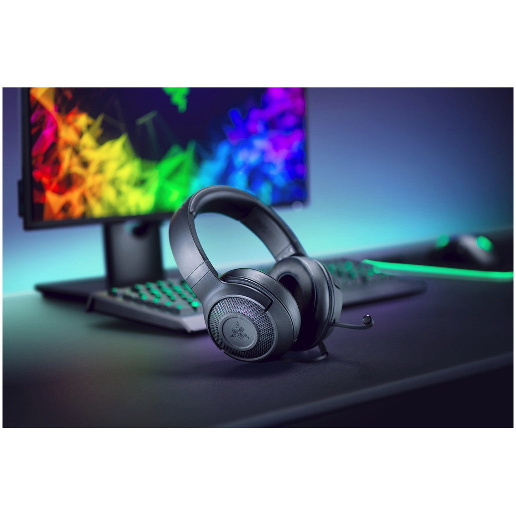 Slušalke Razer 3.5 Kraken X Lite - 40mm zvočniki 7.1 zvok brez kontrolerja na kablu (RZ04-02950100-R381)