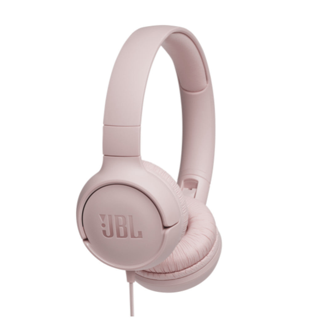 Slušalke žične naglavne 1x 3,5mm stereo JBL Tune 500 z mikrofonom - roza (JBLT500PIK)