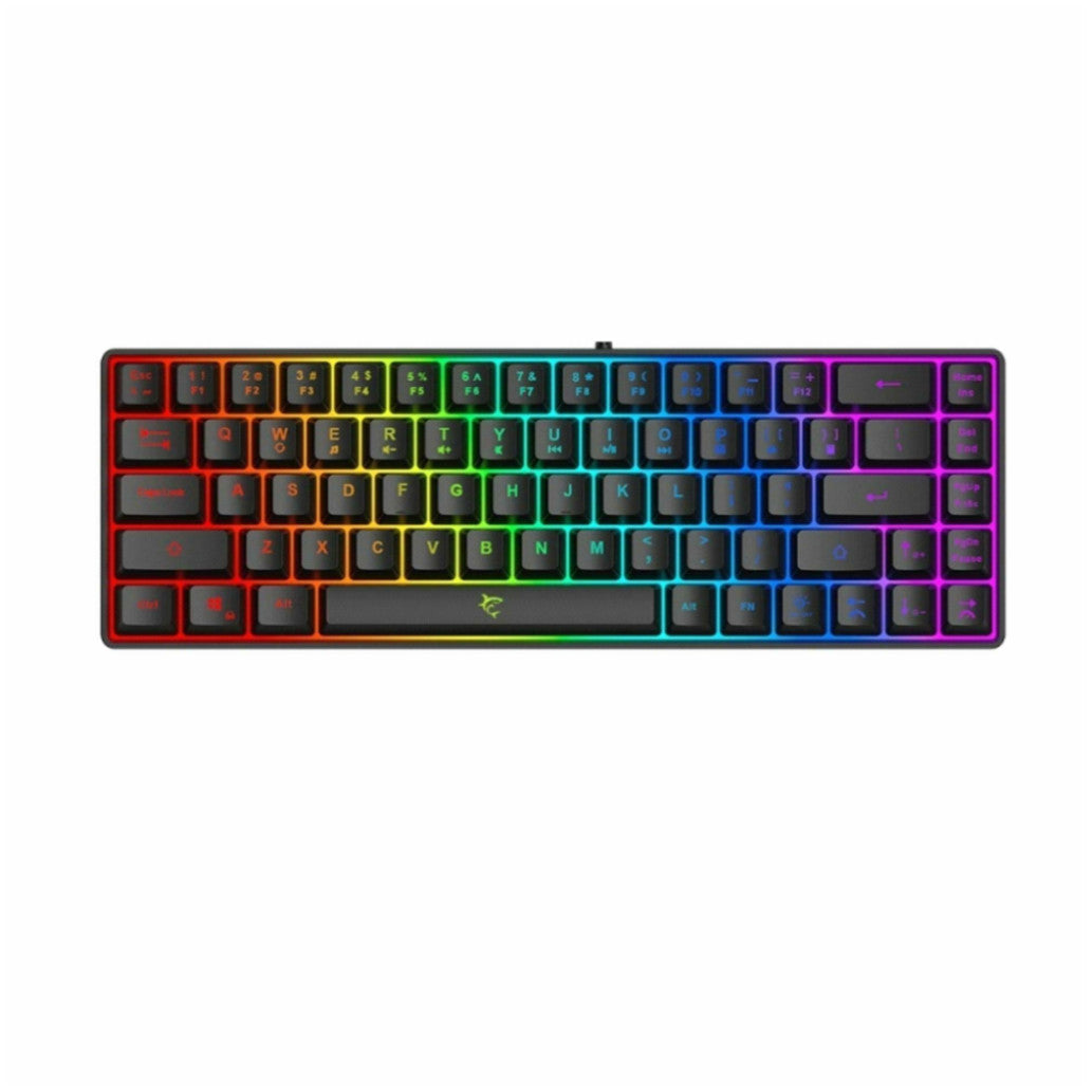 Gaming Tipkovnica Žična WHITE SHARK Ronin US | SLO gravura črna RGB (GK-2201 RONIN-B-HR)