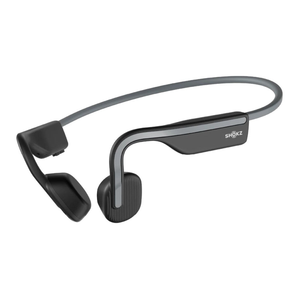 Slušalke brezžične SHOKZ naglavne z mikrofonom - OpenMove črna Bluetooth (S661GY)