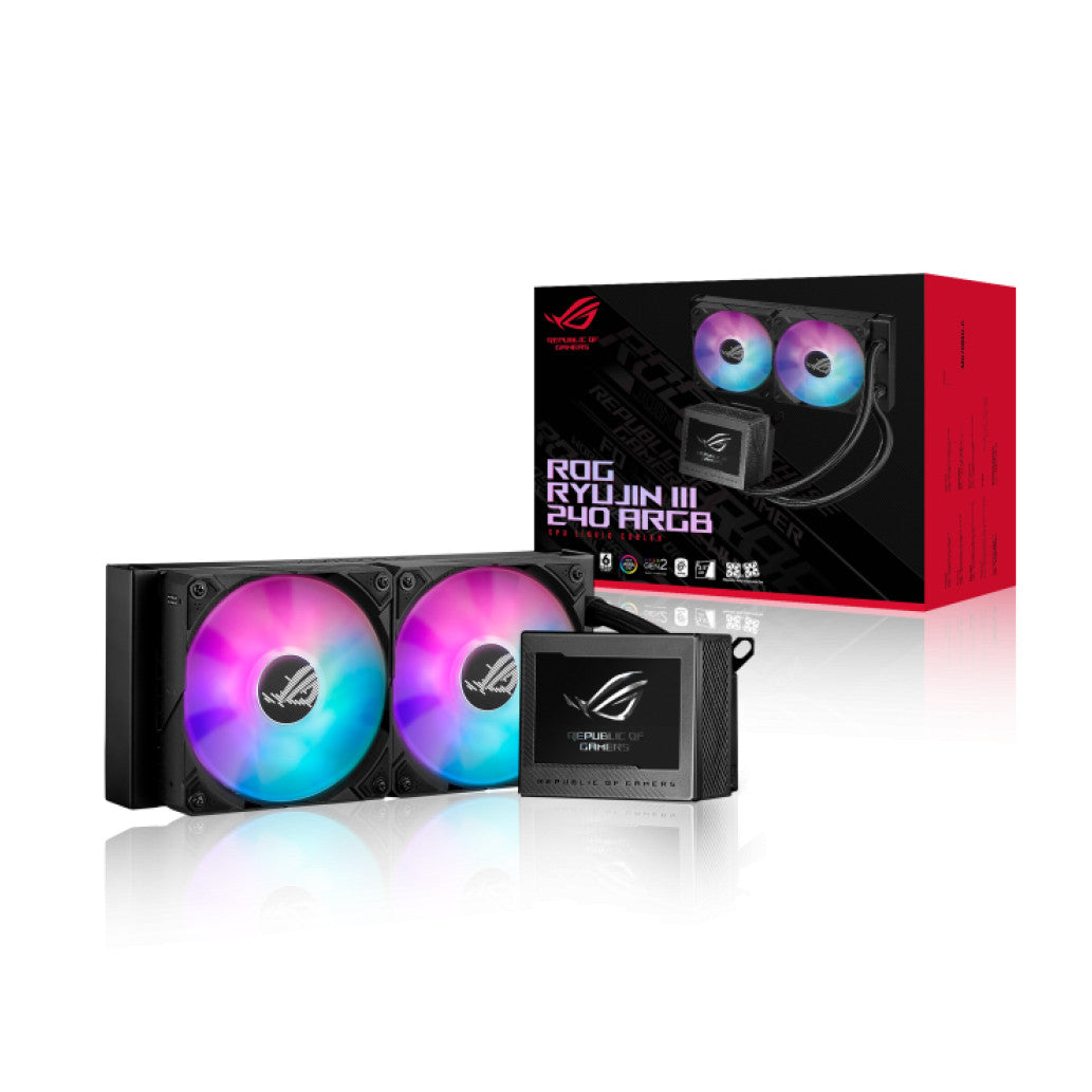 Vodno hlajenje Asus ROG RYUJIN III - 240mm ARGB črna (90RC00K1-M0UAY0)