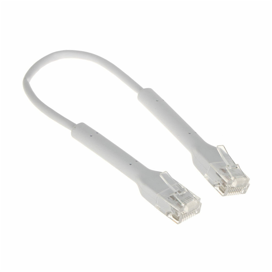 KABEL PATCH UTP Cat 6 0,1m RJ45 1Gbit Ubiquiti - bel, upogljiv