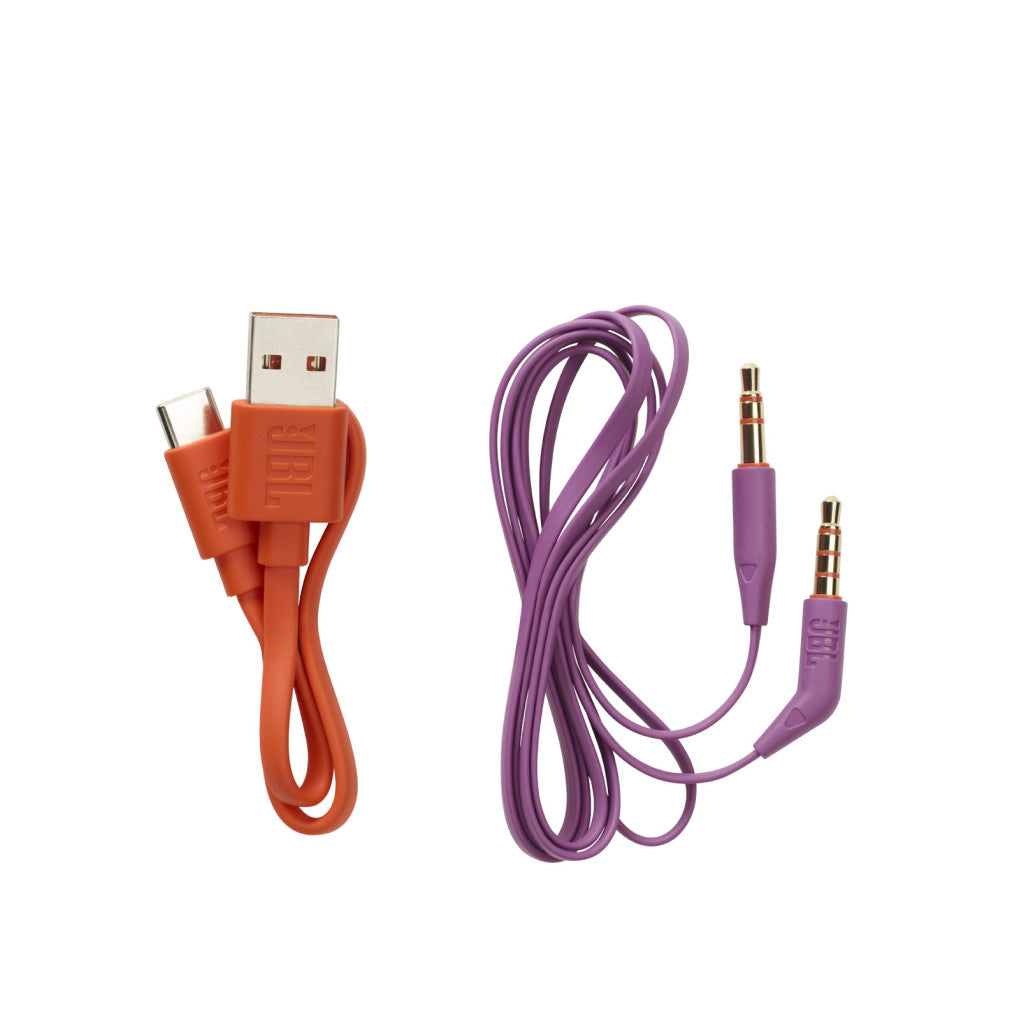Slušalke brezžične JBL naglavne BT/1x3,5mm JR460NC roza Bluetooth otroške (JBLJR460NCPIK)