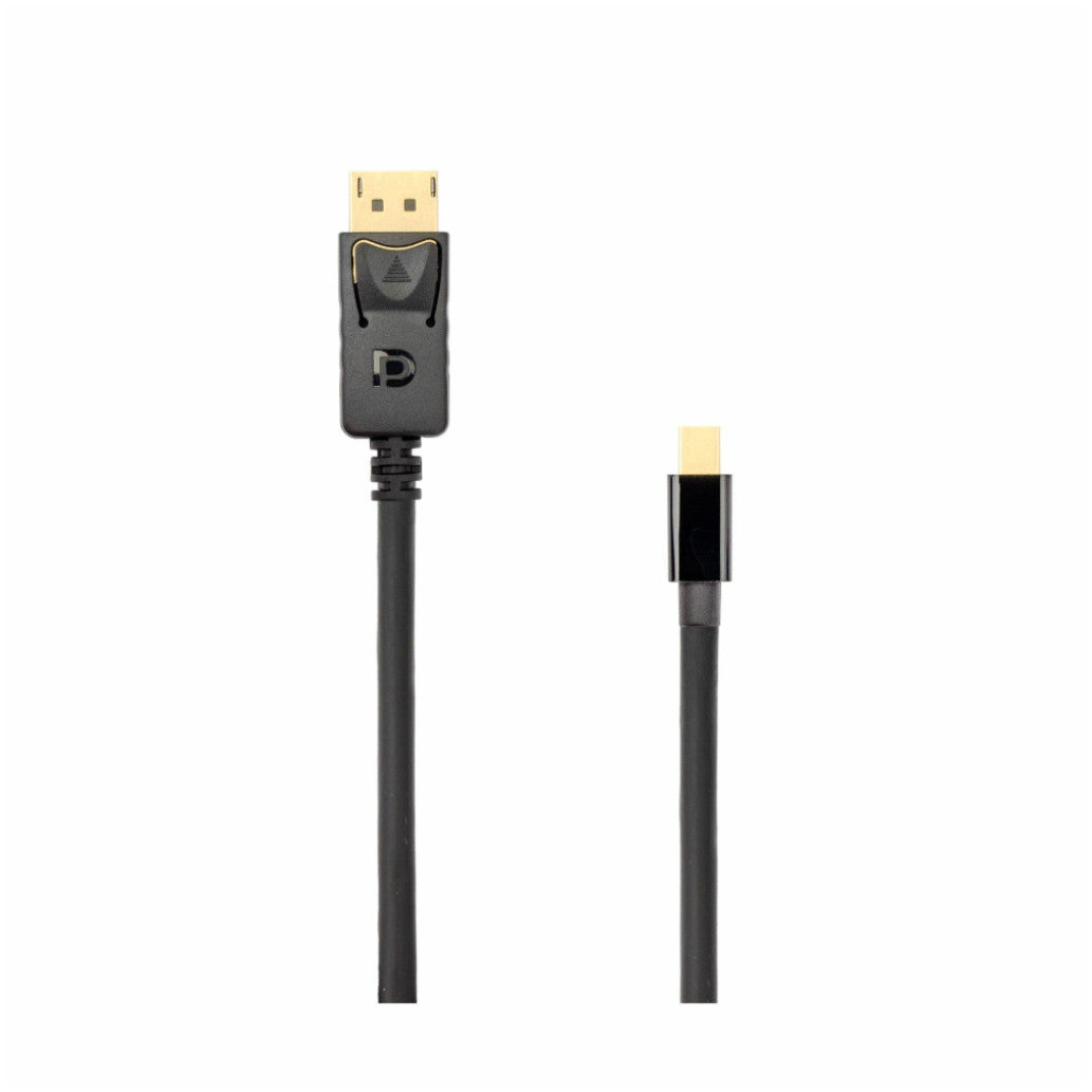 Kabel DisplayPortmini(m)=>DisplayPort(m) 2,00m črn SBOX (DP-MINI-DP-2)