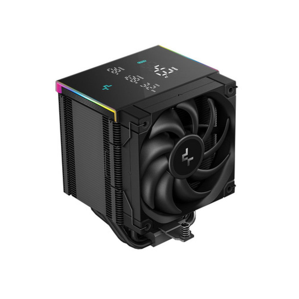 Zračni hladilnik DeepCool AK500 DIGITAL PRO - 120mm 162mm ARGB črna (R-AK500-BKAPMN-G)