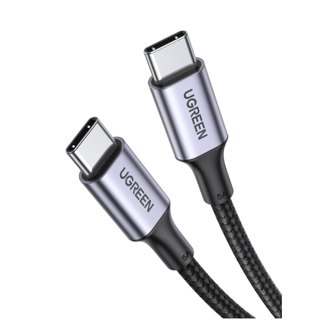 Kabel USB-C => USB-C 2.0 tekstilni ovoj 3,00m 20V/5A 100W QC FCP Ugreen (90120)