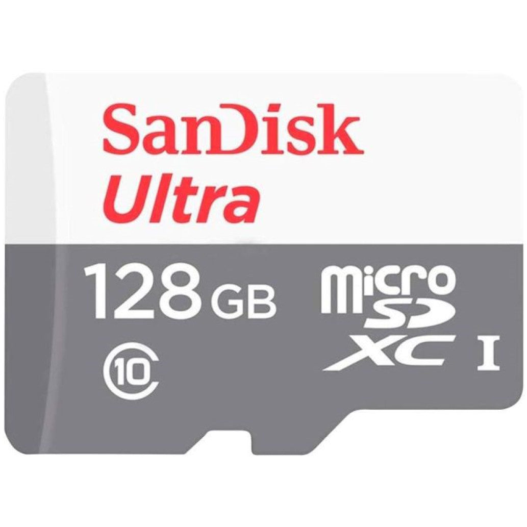 Spominska kartica microSDXC 128GB Sandisk Ultra 120MB/s/60MB/s U1 UHS-I A1 brez adapterja (SDSQUNR-128G-GN6MN)