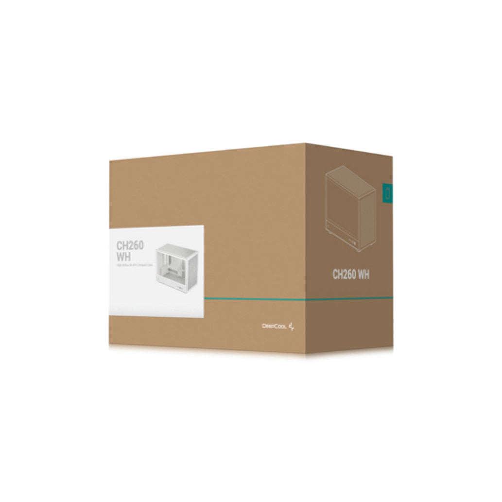 Ohišje Deepcool CH260 microATX - bela
