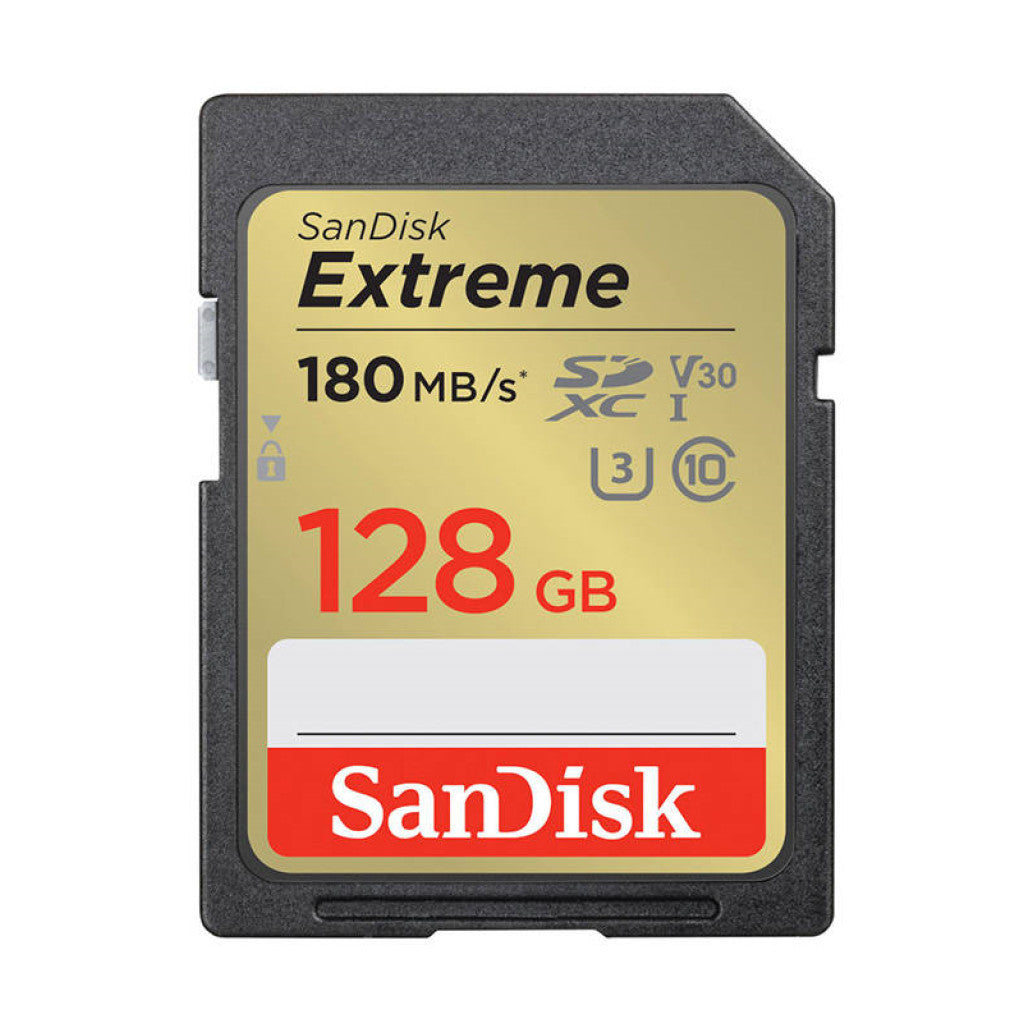 Spominska kartica SDXC 128GB Sandisk Extreme 180MB/s/90MB/s U3 V30 UHS-I A2 (SDSDXVA-128G-GNCIN)