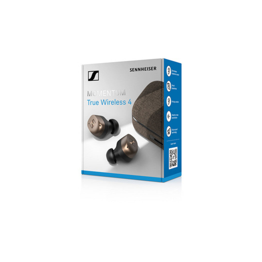 Slušalke brezžične Sennheiser ušesne BT Momentum True Wireless 4 črne-baker ANC (700367)