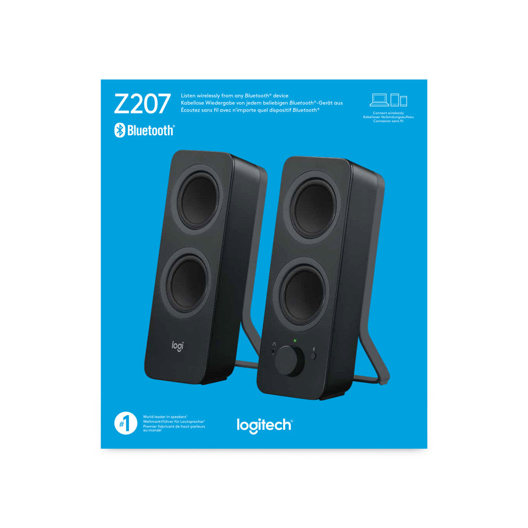 Zvočniki Logitech Z207 2x5W 2.0 (črna)