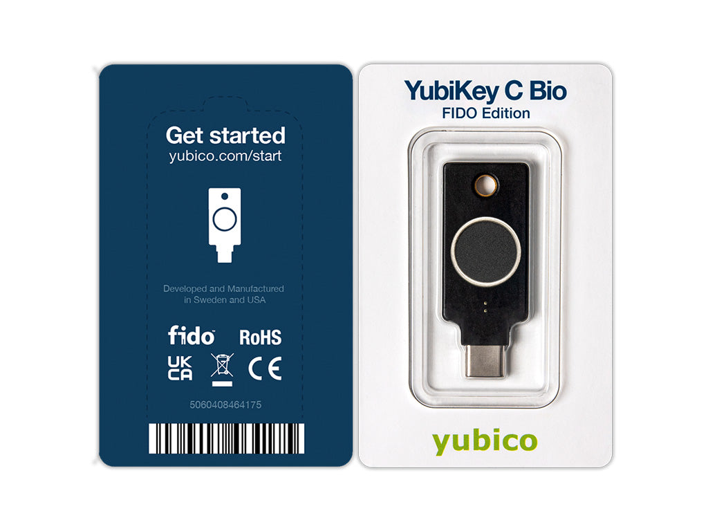 Varnostni ključ Yubico YubiKey C Bio, FIDO Edition, USB-C