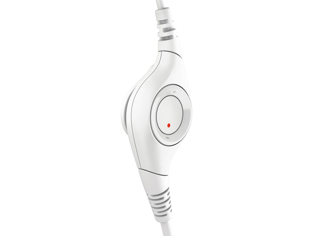 Slušalke Logitech H390, bele, USB