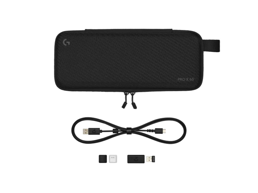 Tipkovnica Logitech PRO X 60 LIGHTSPEED Wireless, Tactile, bela, SLO g.