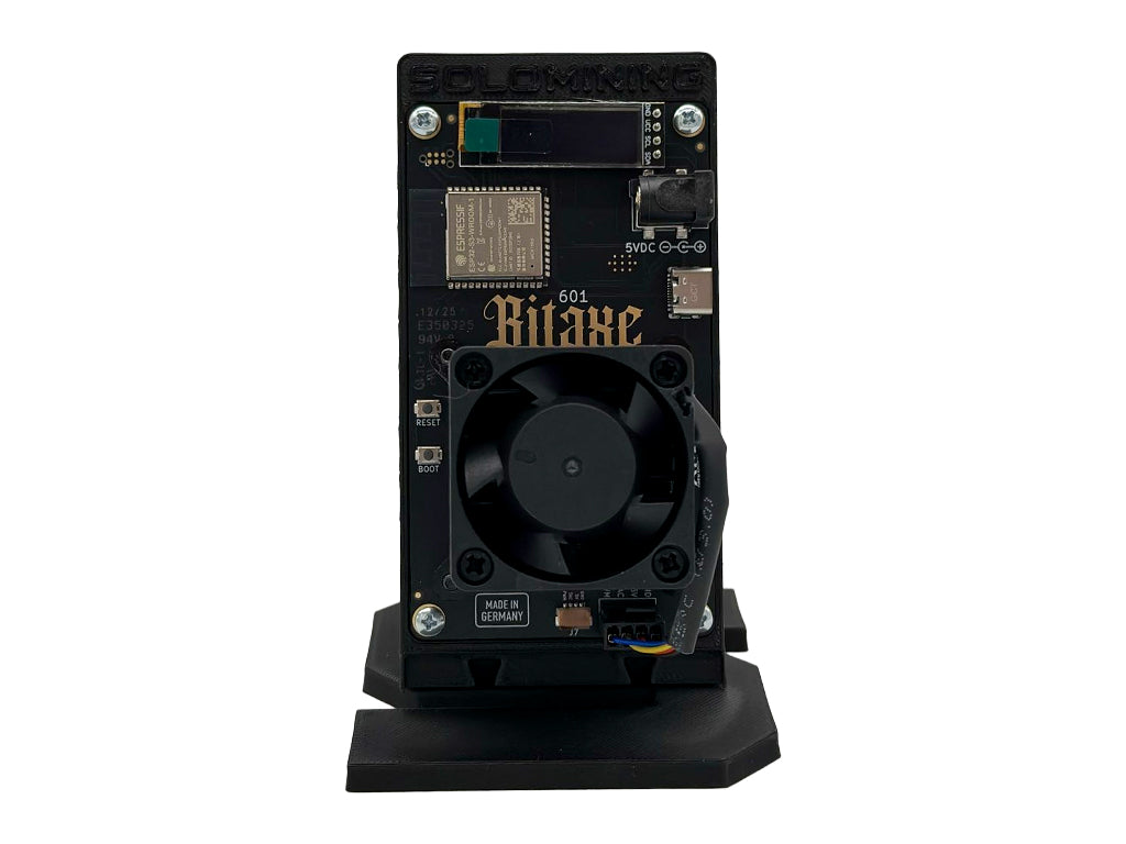 Bitaxe 601 Gamma, črn, komplet za samostojno rudarjenje, 1.3TH/s, mednarodni napajalnik