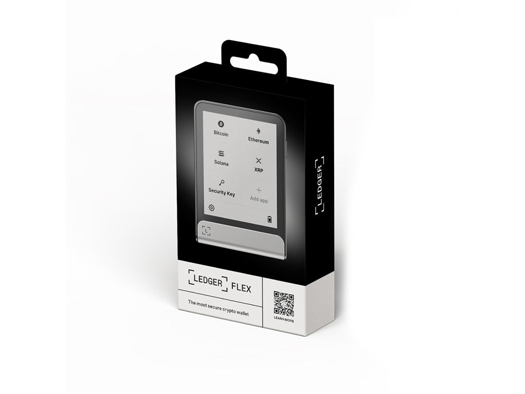 Ledger Flex z Recovery Key, denarnica za Bitcoin in druge kriptovalute, Grafit