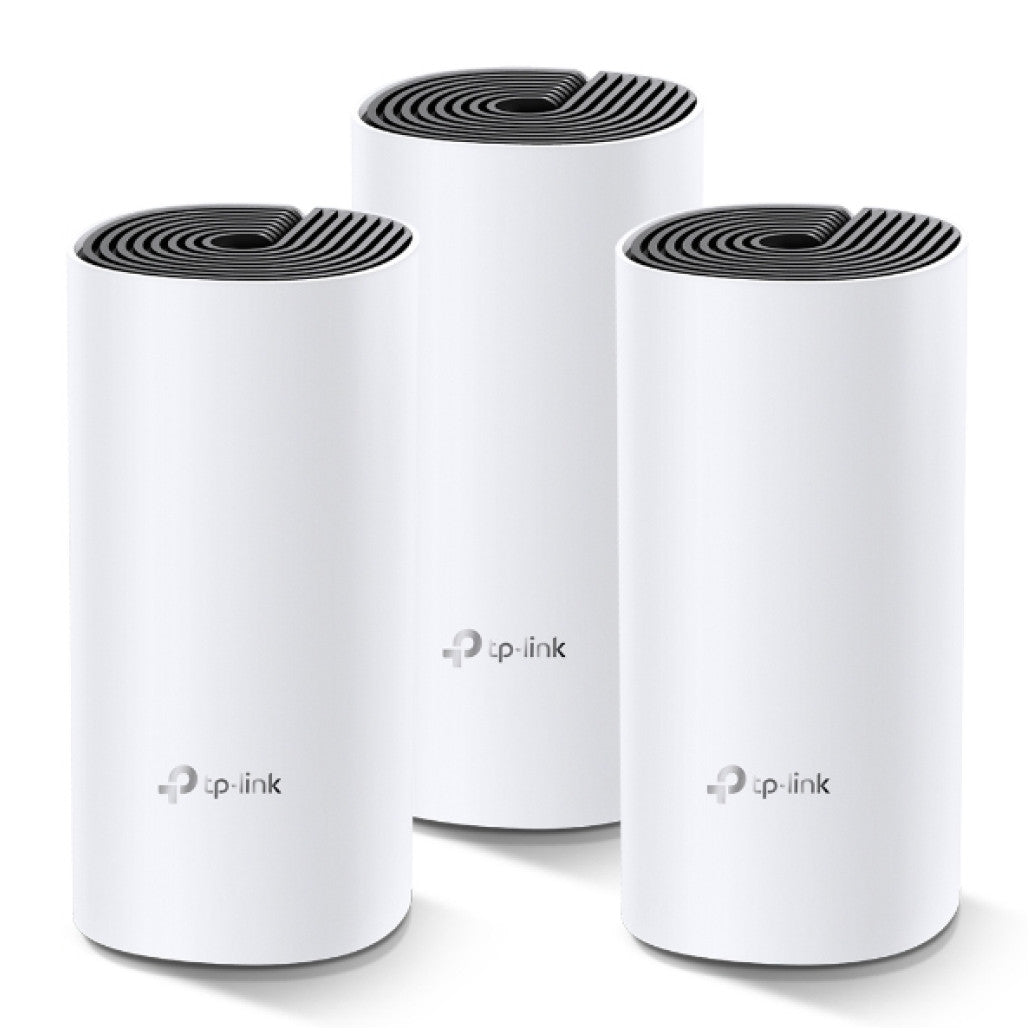Usmerjevalnik brezžični mrežni sistem TP-Link Deco M4 AC1200 867Mb/s 2xRJ45 dualband MESH MU-MIMO 1xLAN 2x notranja antena 3 pack (TPLNC-DECOM4_3)