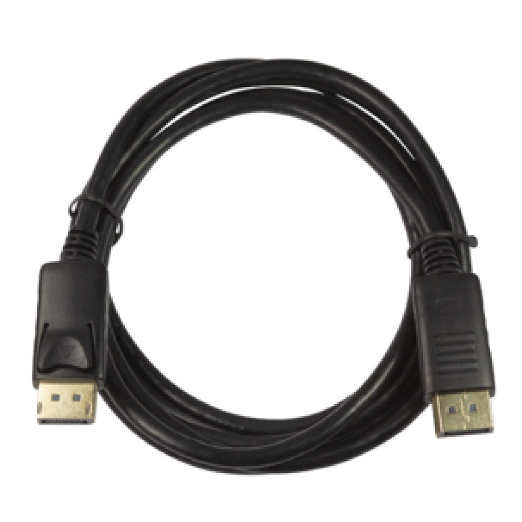 Kabel DisplayPort(m)=>DisplayPort(m) 5,00m 4K/60Hz dvojno oklopljen pozlačeni konektorji črn LogiLink (CV0074)