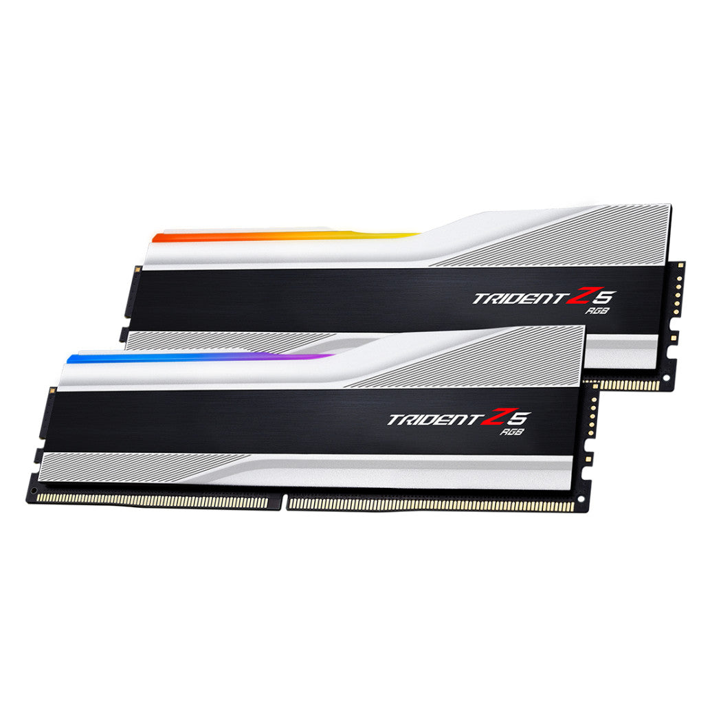 DDR5 32GB 6000MHz CL36 KIT (2x16GB) G.Skill RGB Trident Z 1,35V Gaming srebrna (F5-6000J3636F16GX2-TZ5RS)