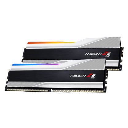 DDR5 32GB 6000MHz CL36 KIT (2x16GB) G.Skill RGB Trident Z 1,35V Gaming srebrna (F5-6000J3636F16GX2-TZ5RS)