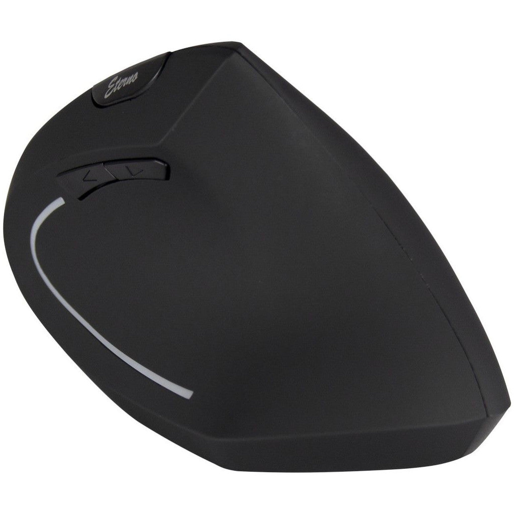 Miš brezžična ergonomska Inter-Tech Eterno 1600DPI za desničarje 6 gumbov črna (88884101)