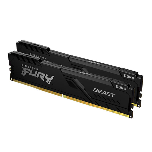 DDR4 32GB 3200MHz CL16 KIT (2x16GB) Kingston Fury Beast XMP2.0 1,35V Fury črna (KF432C16BBK2/32)