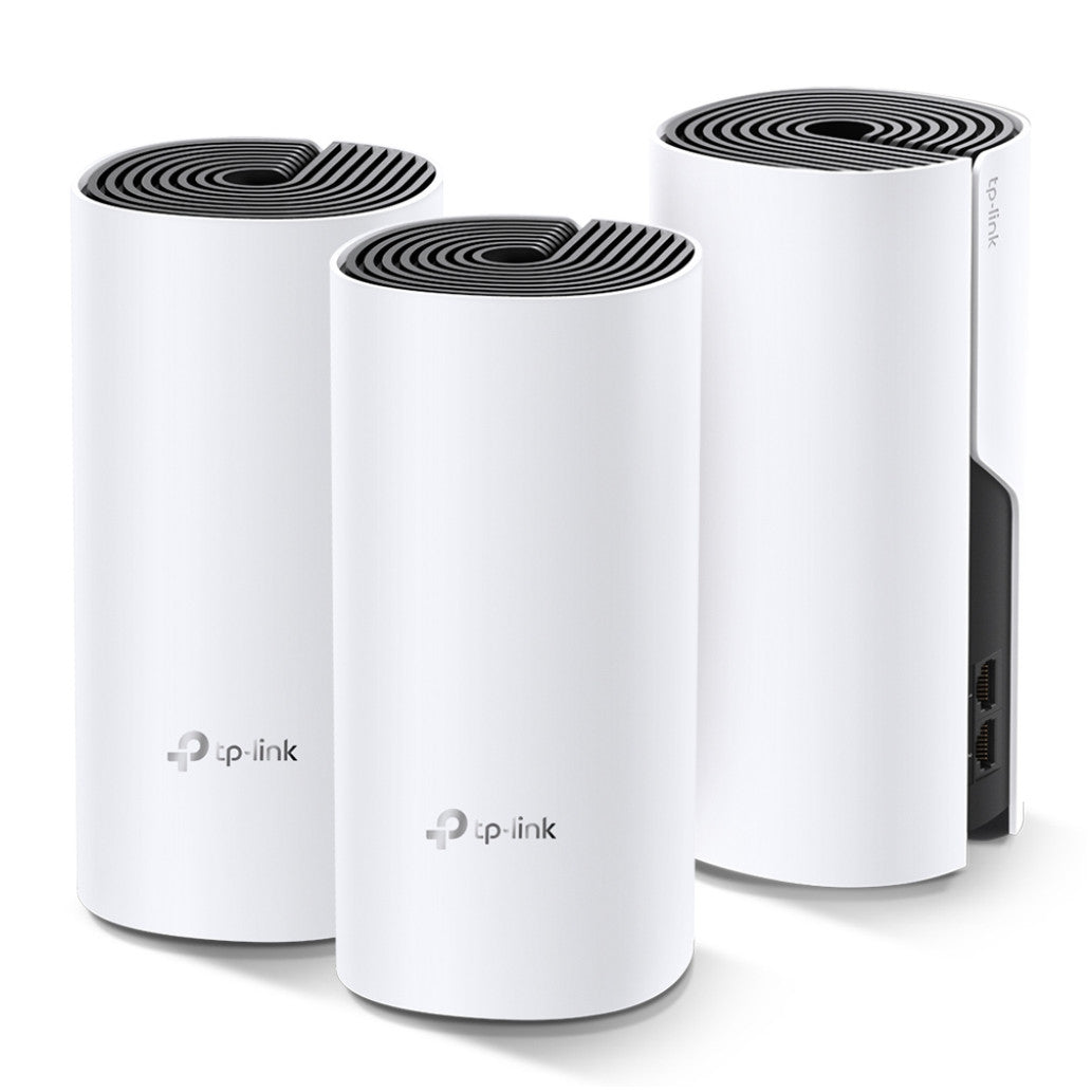 Usmerjevalnik brezžični mrežni sistem TP-Link Deco M4 AC1200 867Mb/s 2xRJ45 dualband MESH MU-MIMO 1xLAN 2x notranja antena 3 pack (TPLNC-DECOM4_3)