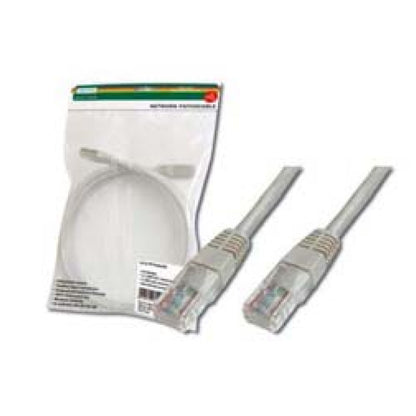 KABEL PATCH UTP Cat 5e  5,00m  RJ45 10/100 Digitus - siv (DK-1511-050)