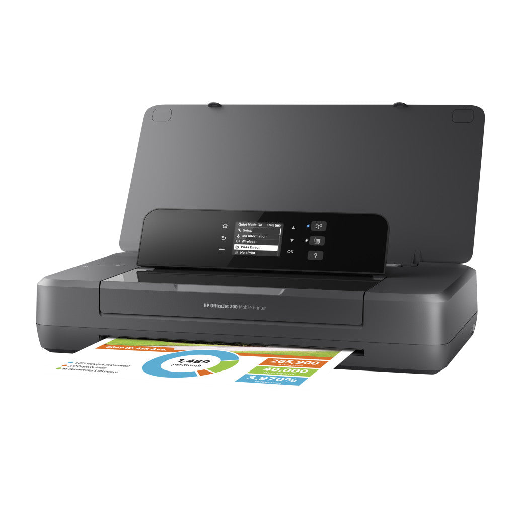 Tiskalnik Brizgalni Barvni prenosni HP OfficeJet 200 Mobile A4/Wi-Fi (CZ993A#670)