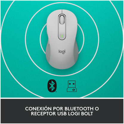 Miš brezžična + Bluetooth Logitech M650 2000DPI Signature bela (910-006255)