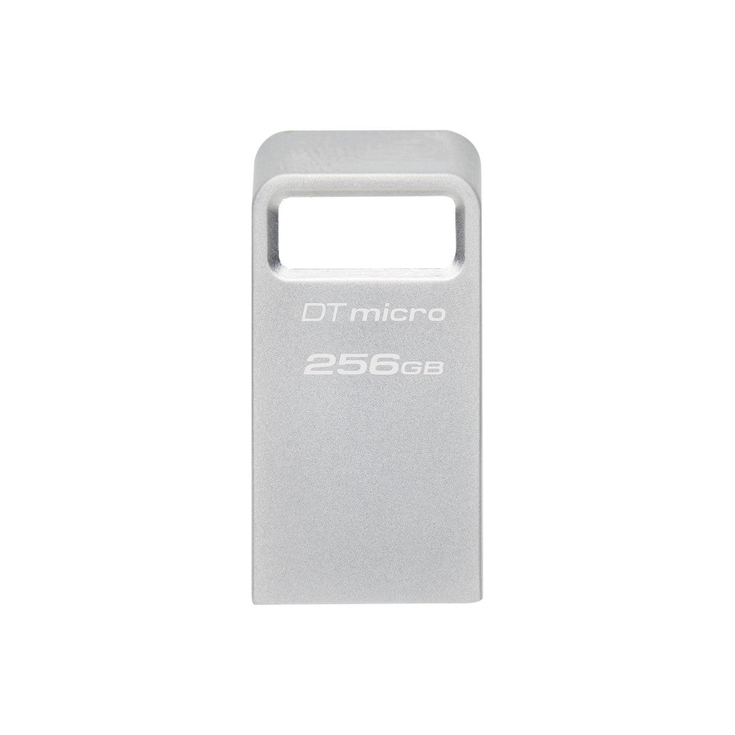 Spominski ključek 256GB USB 3.2 Kingston DT Micro 200MB/s - kovinski/micro/srebrn (DTMC3G2/256GB)