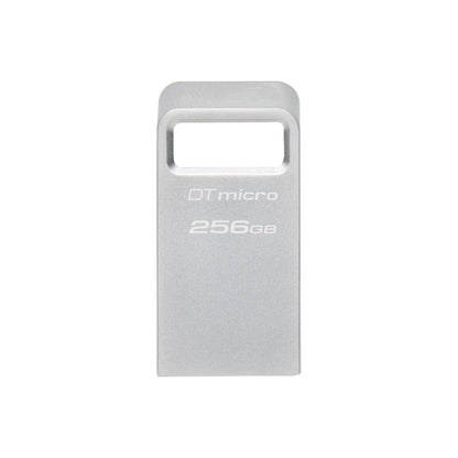 Spominski ključek 256GB USB 3.2 Kingston DT Micro 200MB/s - kovinski/micro/srebrn (DTMC3G2/256GB)