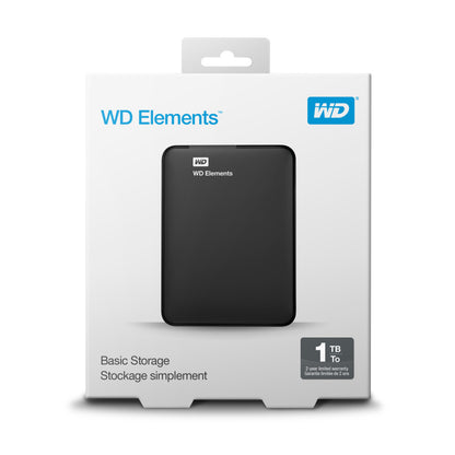 Prenosni disk 6,4cm (2,5") 1TB USB 3.0 WD Elements (WDBUZG0010BBK)