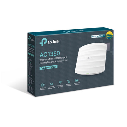 Dostopna točka TP-Link Omada AC1350 867Mbit/s 1xRJ45 MU-MIMO 4x notranja antena (EAP225 AC1350)