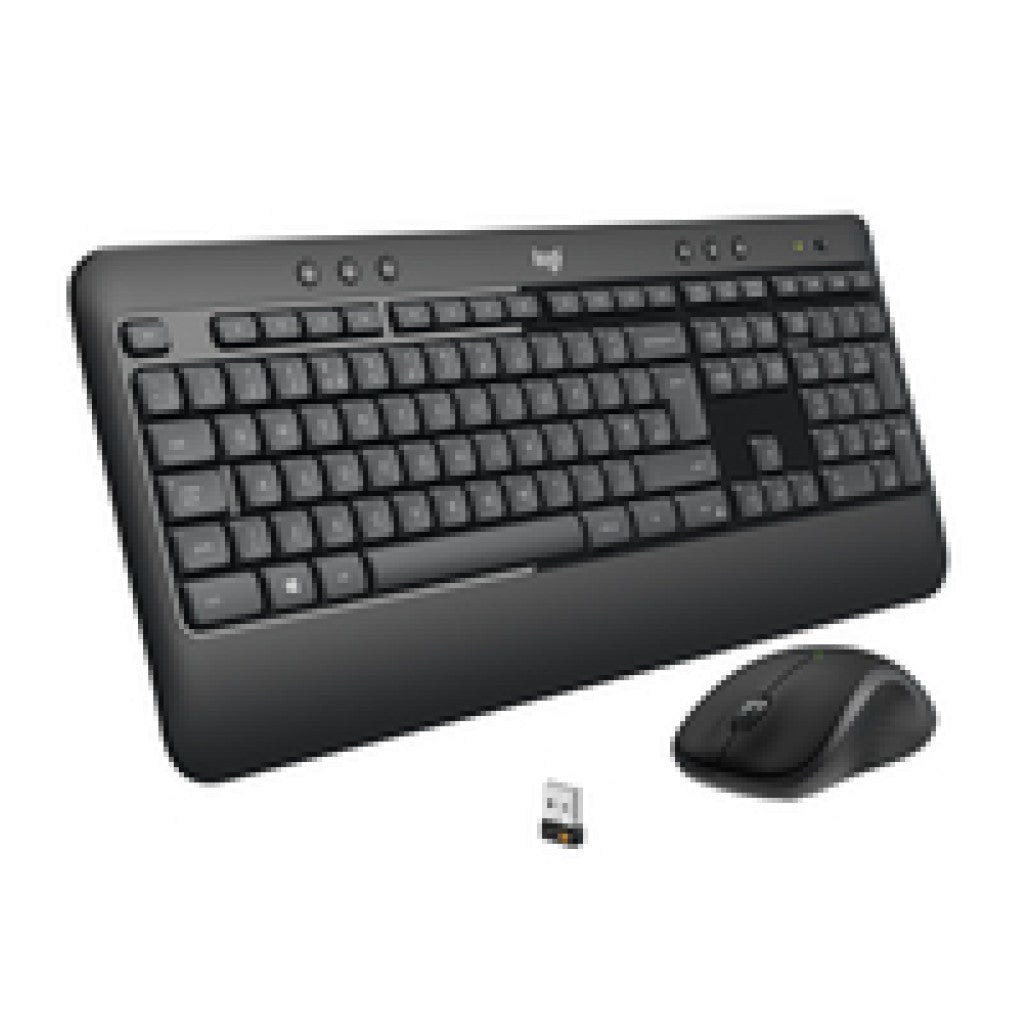 Tipkovnica in miš Logitech brezžična desktop MK540 US international Unyfiying Combo advanced (920-008685)