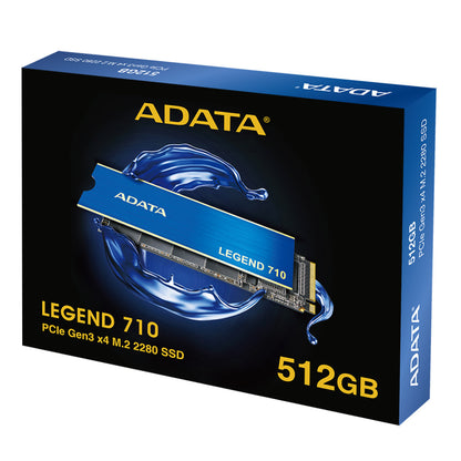 Disk SSD M.2 NVMe PCIe 3.0 512GB Adata Legend 710 2280 2400/1000MB/s (ALEG-710-512GCS)