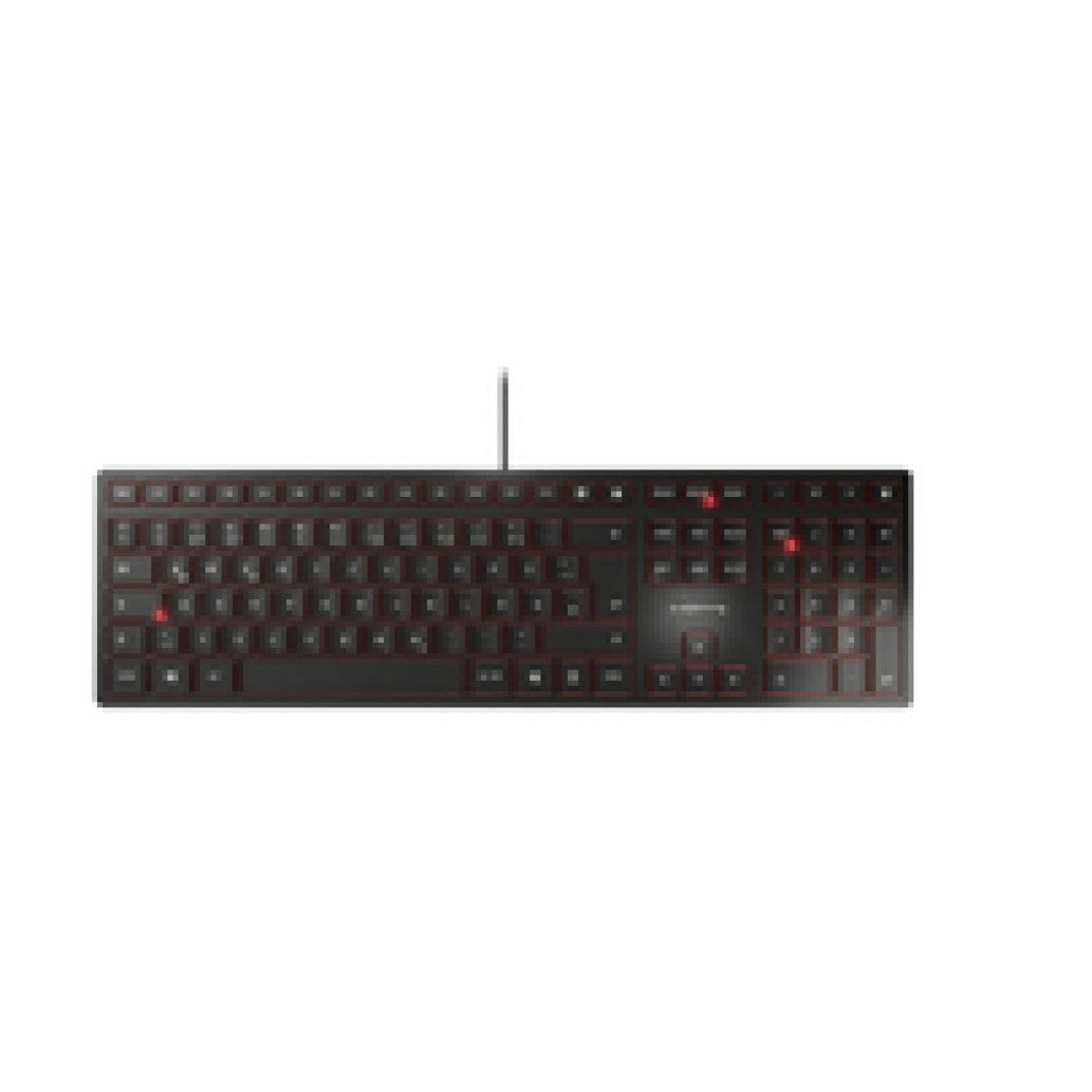 Tipkovnica Cherry KC 6000 Slim črna UK SLO g. - Cherry SX stikala, kvalitetna