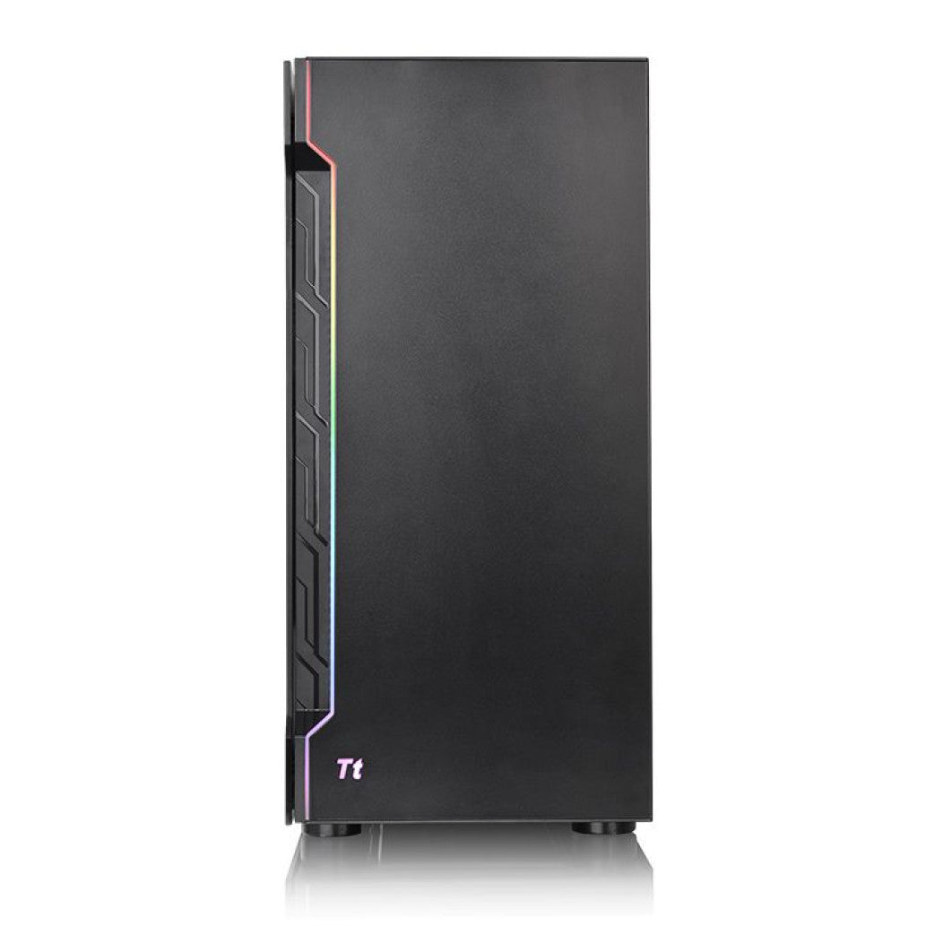 Ohišje Thermaltake  H200 TG MidiATX - črna RGB