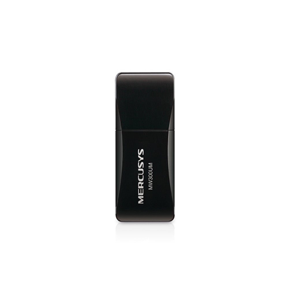 Brezžični mrežni adapter USB 2.0 MERCUSYS WiFi4 802.11n N300 300Mbit/s Nano (MW300UM)