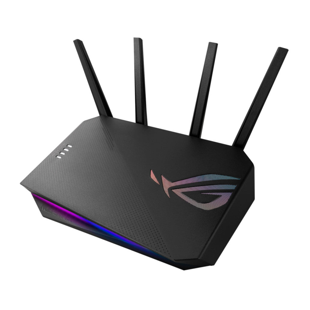 Usmerjevalnik brezžični Asus ROG Strix GS-AX5400 WiFi6 802.11ax AX5400 4804Mbit/s dualband MESH MU-MIMO OFDMA 4xLAN 4x antena (90IG06L0-MO3R10)
