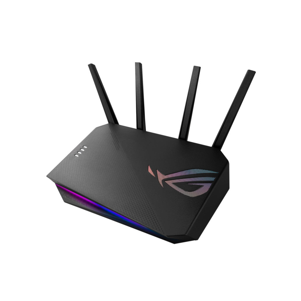 Usmerjevalnik brezžični Asus ROG Strix GS-AX5400 WiFi6 802.11ax AX5400 4804Mbit/s dualband MESH MU-MIMO OFDMA 4xLAN 4x antena (90IG06L0-MO3R10)