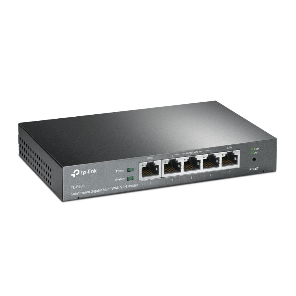 Usmerjevalnik TP-Link Omada Safestream 1000Mbit/s 3xLAN+WAN 4xLAN (TL-R605)