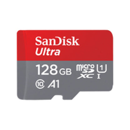 Spominska kartica microSDXC 128GB Sandisk Ultra 100MB/s/60MB/s U1 UHS-I A1 +adapter (SDSQUNR-128G-GN3MA)